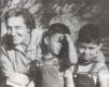 Com seus netos Ricardo e Alexandre, 1954