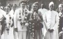 Recepção a Cecília Meireles no Primeiro Templo durante a sua visita a Goa em 1953